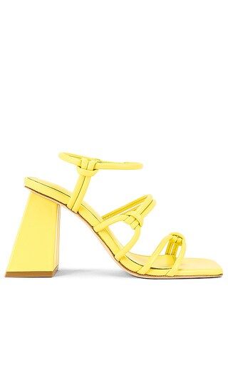 Noelle Heel in Yellow | Revolve Clothing (Global)