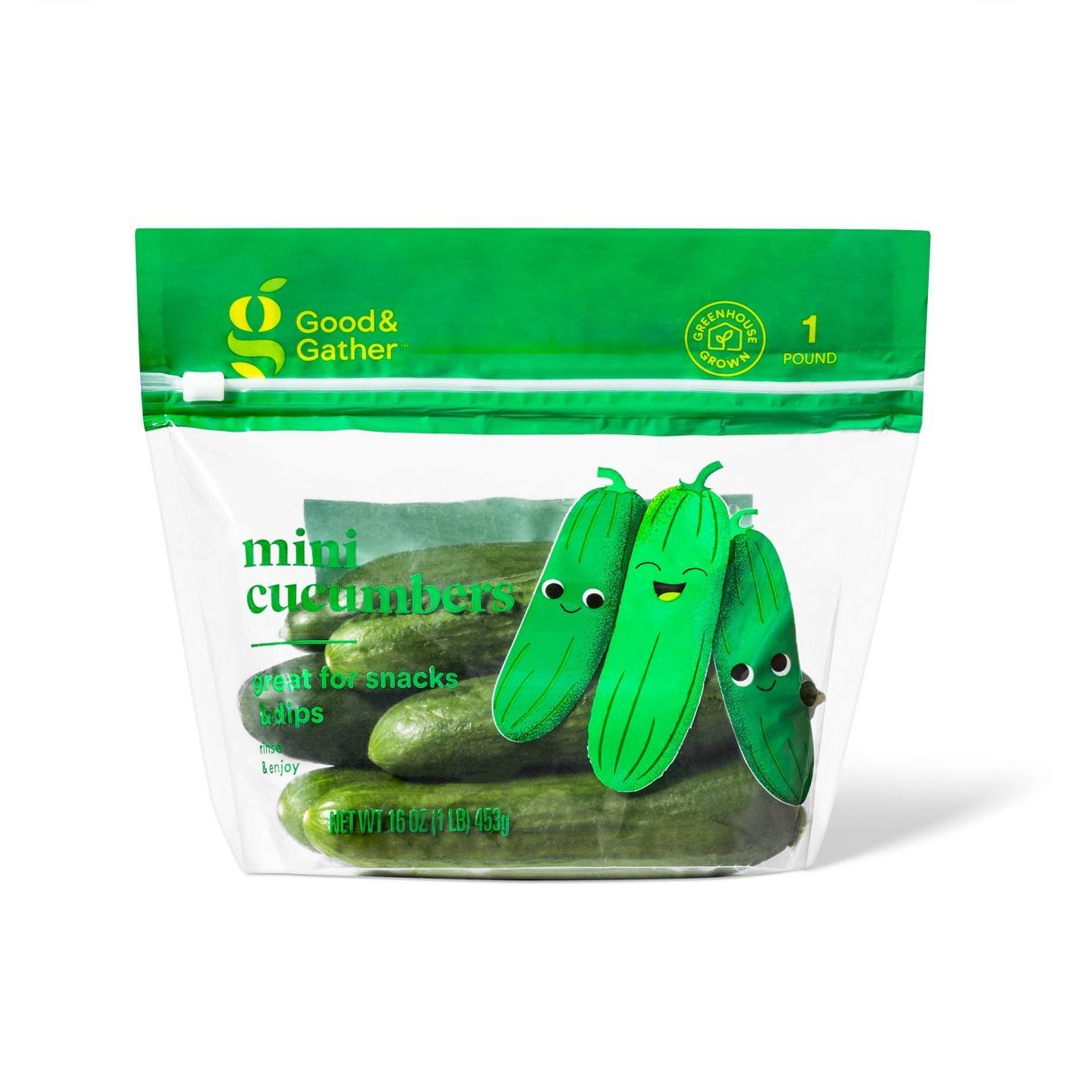 Mini Cucumbers - 16oz Bag - Good & Gather™ (Packaging May Vary) | Target