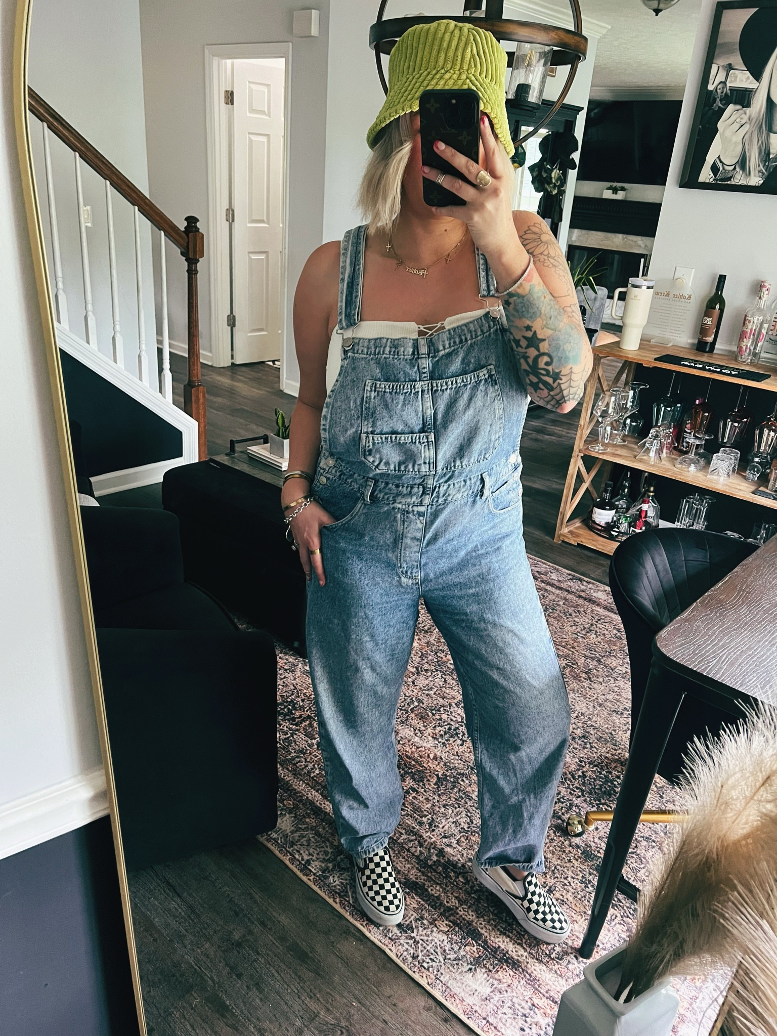 wearing a large in the overalls 

#LTKSummerSales #LTKFindsUnder100 #LTKMidsize
