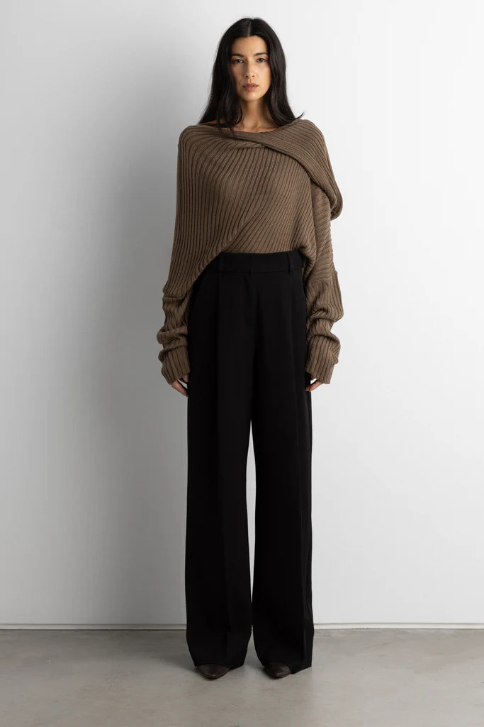 WIDE LEG TROUSER | OAK + FORT