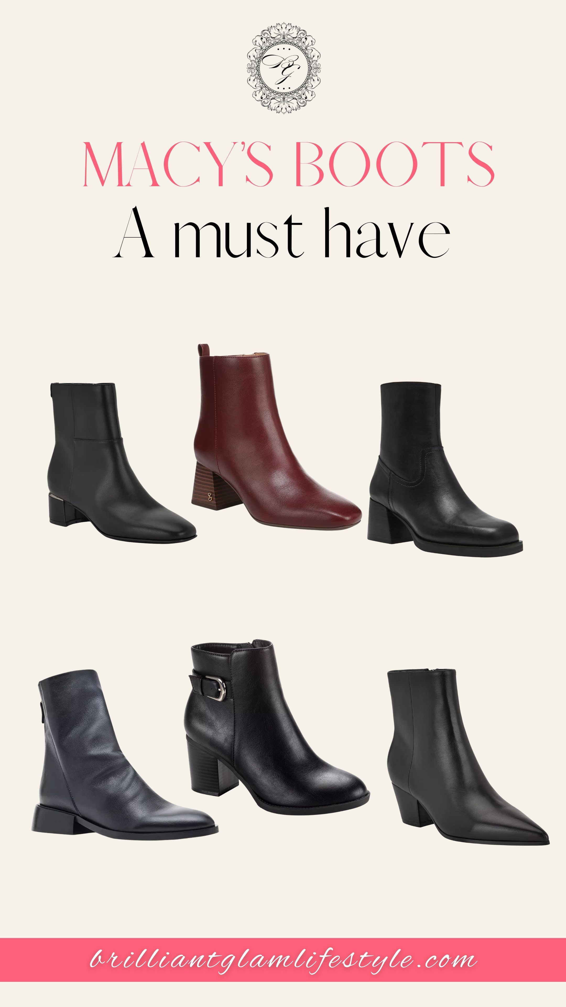 Boot Season Favorites ❄️👢

Cold weather calls for stylish boots! Browse Macy’s best fashion boot picks — perfect for everyday outfits, date nights, and seasonal layering.
#MacysFashion #BootStyle #BootSeason #WinterOOTD #MacysFinds #FashionInspo #WardrobeGoals 

 #LTKValentine #LTKootd #LTKSaleAlert