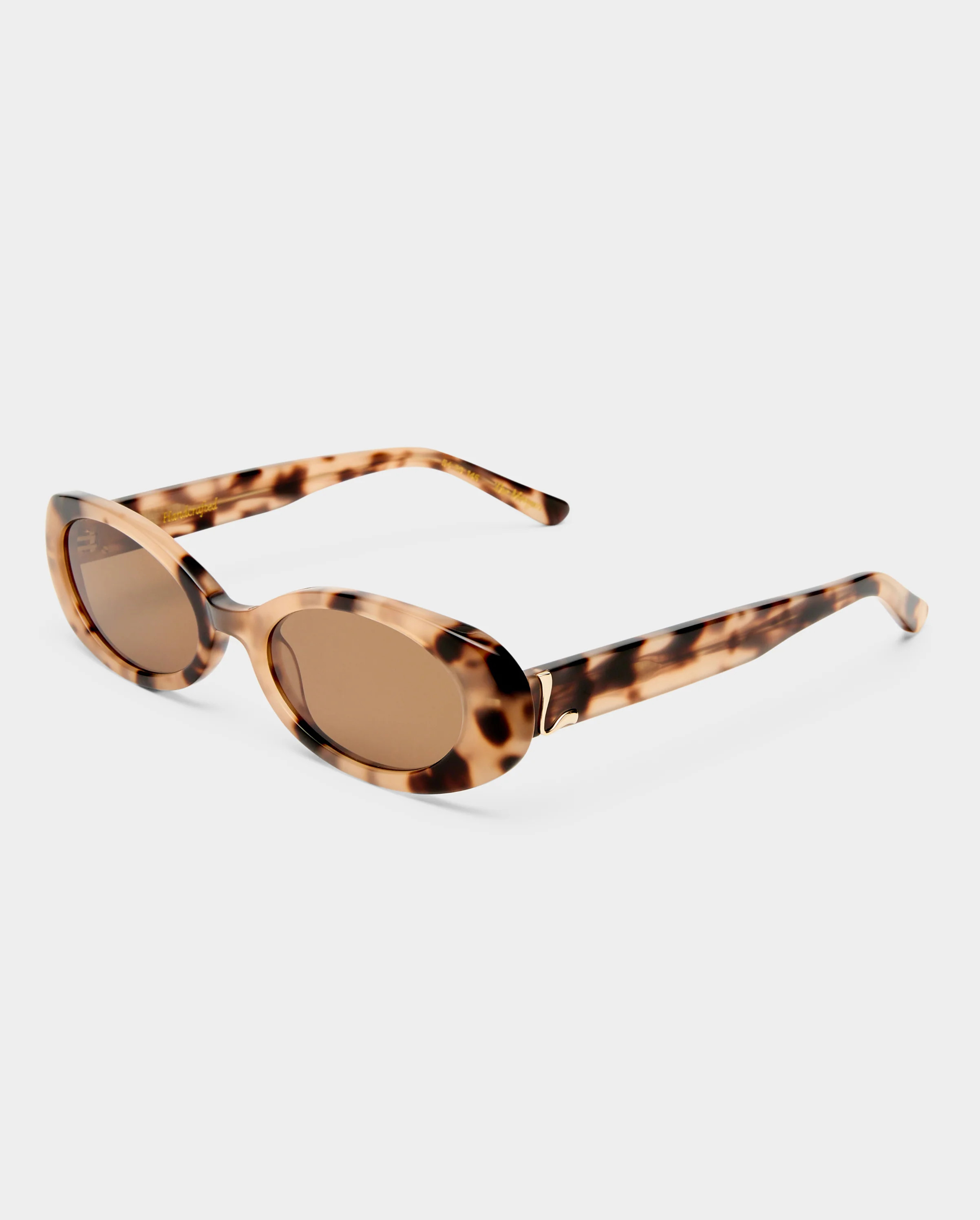 The Morgan Cream Tort Female Oval Sunglasses | Luv Lou | Luv Lou