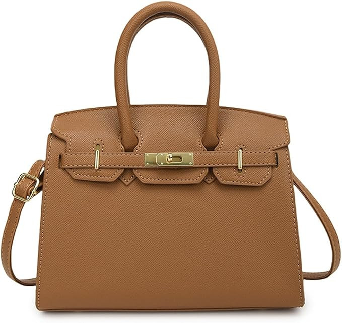 Ladies handbag shoulder bag crossbody bag(Brown) | Amazon (US)