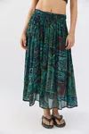 Urban Renewal Remade Overdyed Gauze Maxi Skirt | Urban Outfitters (US and RoW)