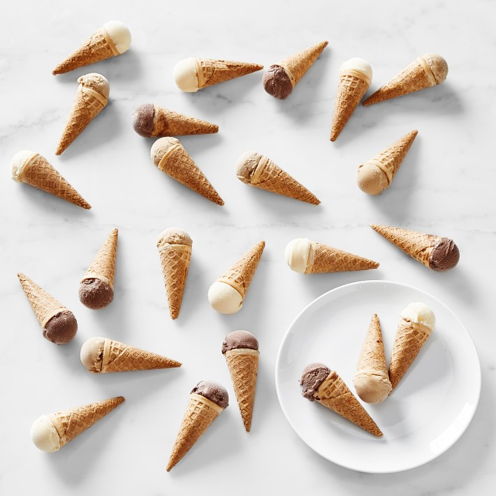 Mini Ice Cream Cones, Set of 24 | Williams-Sonoma