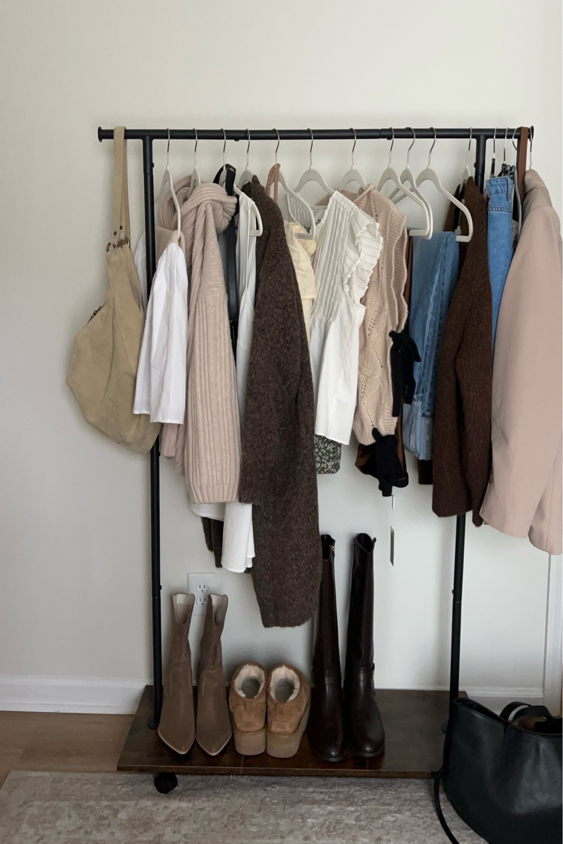 love this clothing rack!!! I also just ordered the double layered one because I’m runnning out of room 🫠

#LTKFindsUnder50 #LTKHome #LTKFindsUnder100