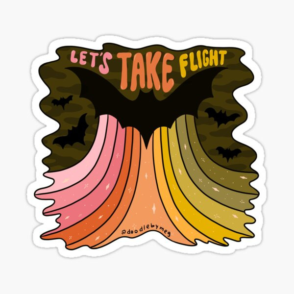 Let's Take Flight Sticker | Redbubble (US)