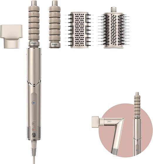 Shark FlexStyle Multistyler Air Styler & Hair Dryer with Auto-Wrap Curlers, Concentrator & Oval B... | Amazon (UK)