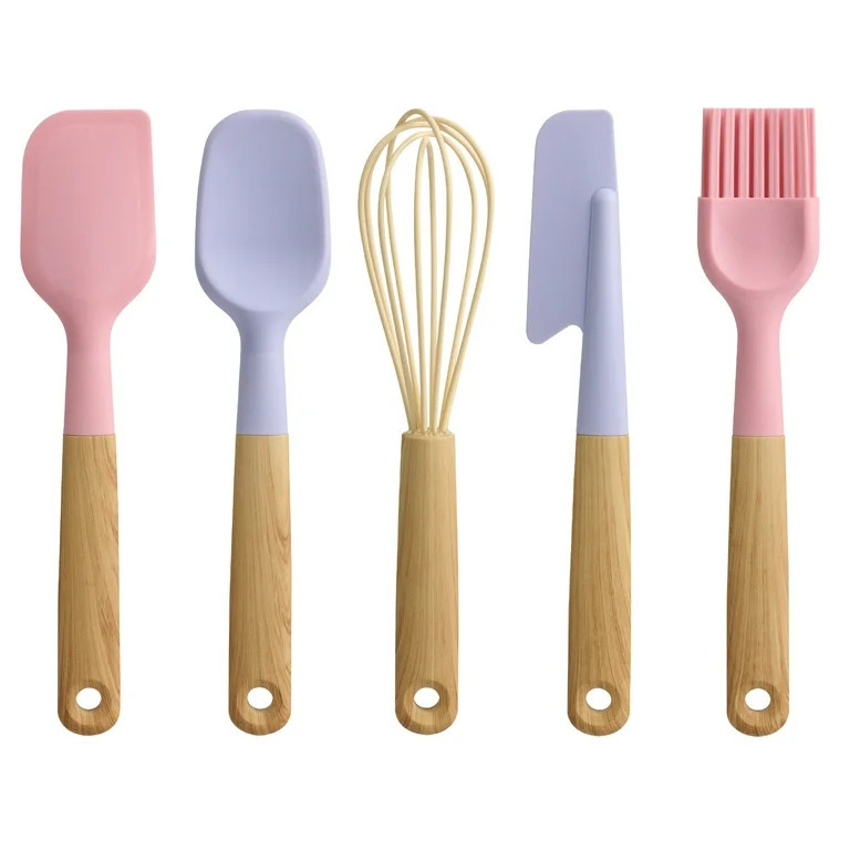 Way To Celebrate 5-Piece Mini Baking Tools, Pink, Purple and Yellow | Walmart (US)