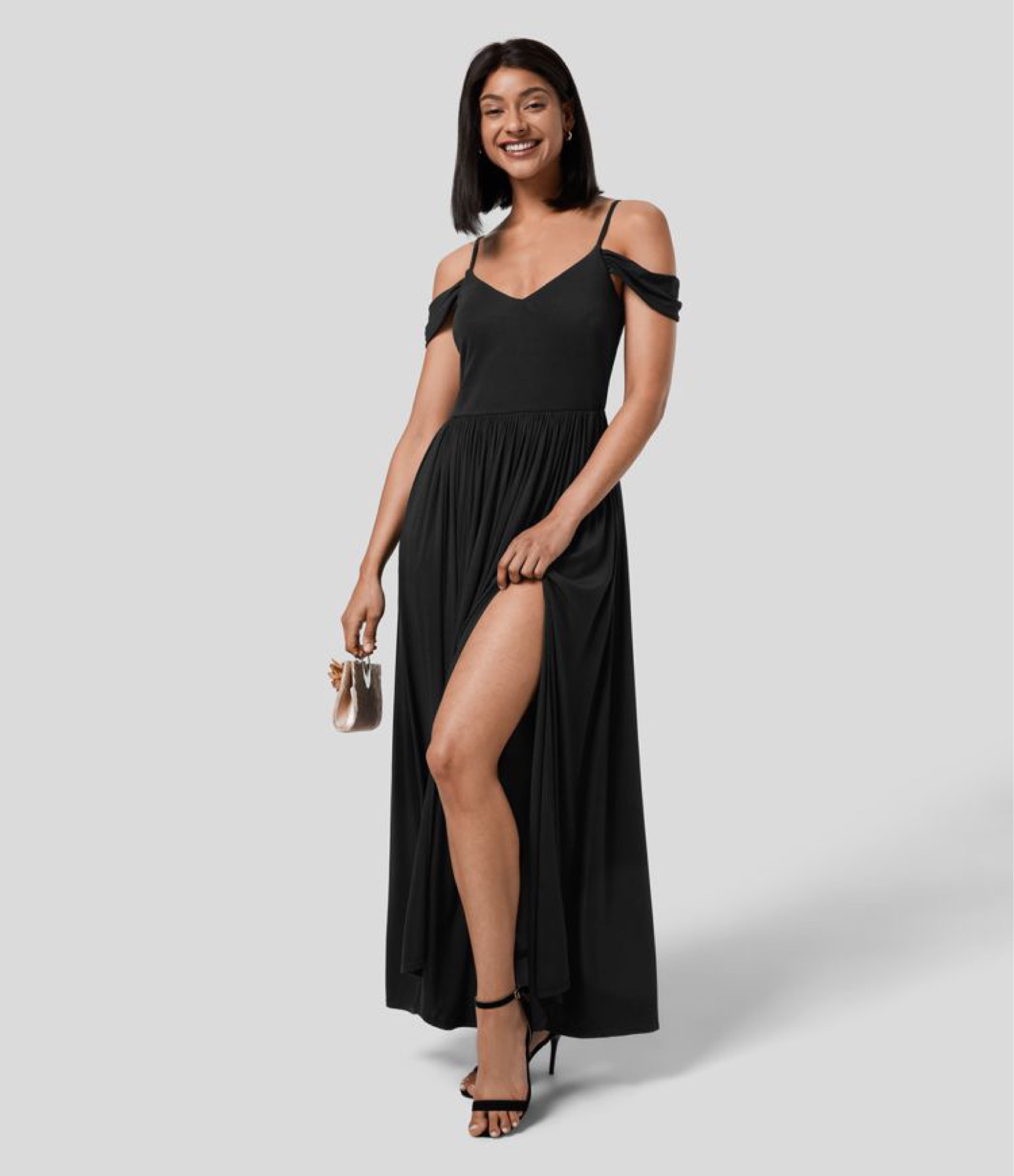 A beautiful sexy dress for special occasions. ❤️

A Ribbed Cold Shoulder Side
Pocket Split Hem Flowy Maxi Bridesmaid
And Wedding Guest. 

#LTKTravel #LTKParties #LTKWedding