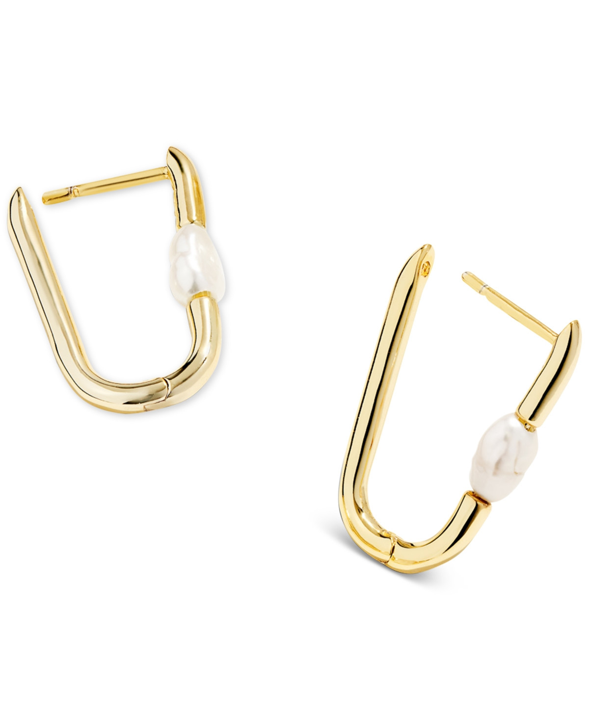 Kendra Scott Genuine Pearl Huggie Hoop Earrings | Macys (US)