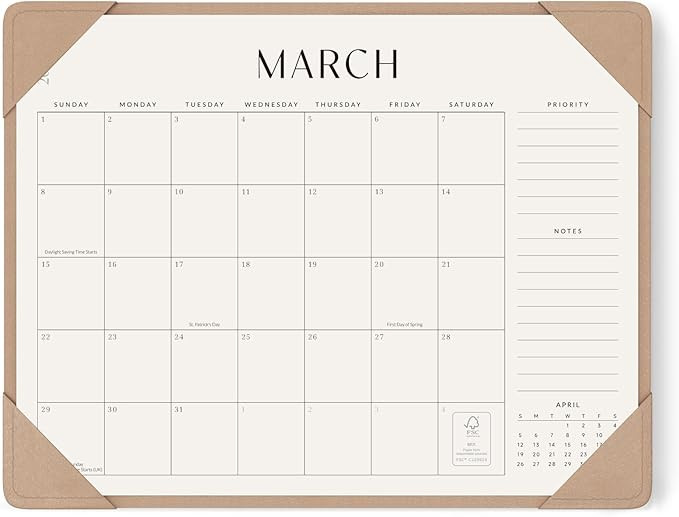 Jotsome Desk Calendar 2026 - 2027 with Desktop Mat, Large Desk Pad Calendar From Now to June 2027... | Amazon (US)