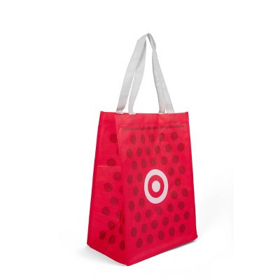 Reusable Bag / Basket Print Tote Red | Target