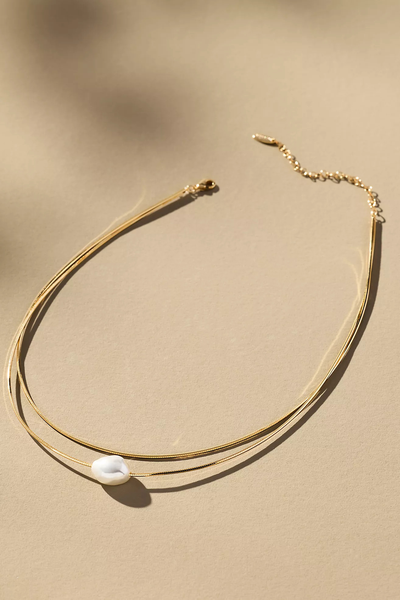 Pearled Layer Necklace | Anthropologie (US)