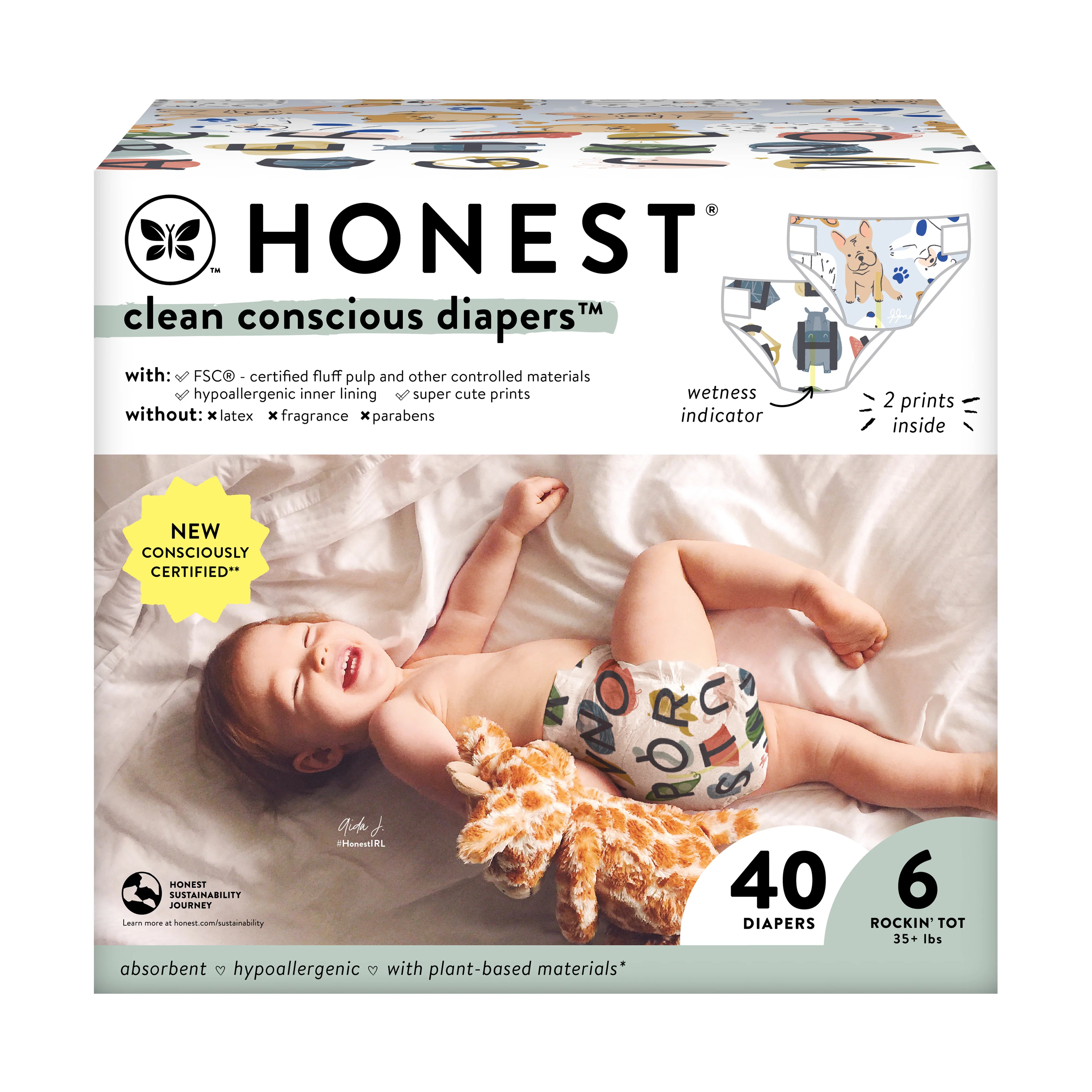 The Honest Company - Clean Conscious™ Disposable Diapers Box | Grove