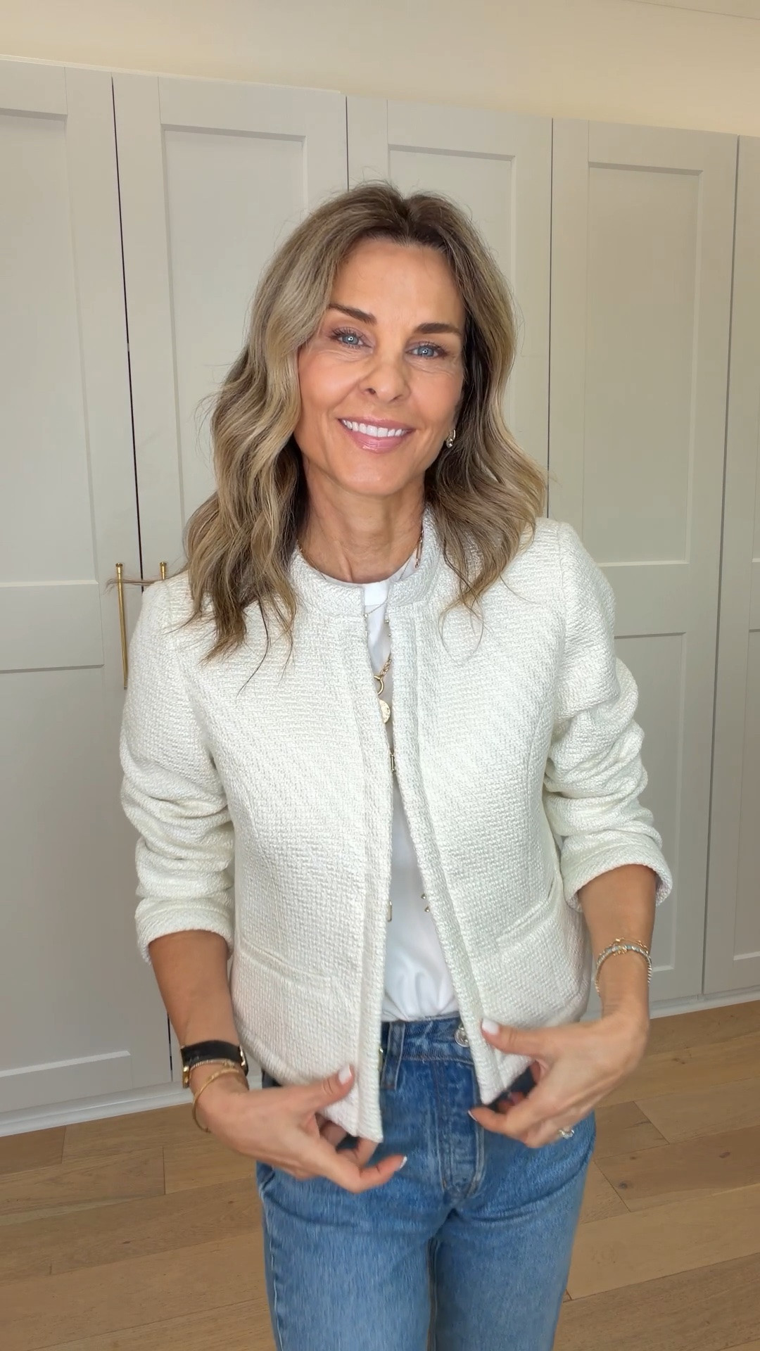 Wearing sz Small in blazer.

#LTKootd #LTKOver40 #LTKSaleAlert