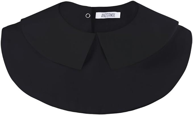 Anzermix Peter Pan Detachable Shirt Dickey Blouse False Collar 2 Colors | Amazon (US)