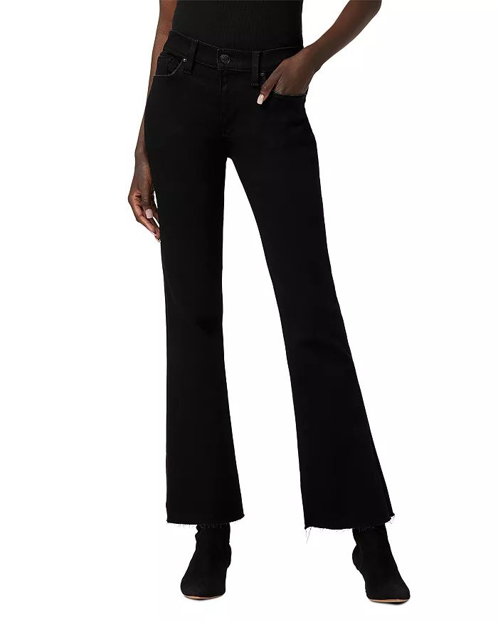 Nico Mid Rise Wide Leg Jeans in Black | Bloomingdale's (US)