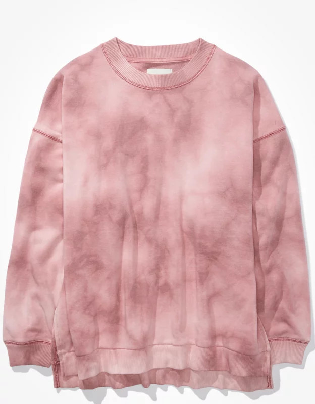 AE Forever Oversized Crew Neck Sweatshirt | American Eagle Outfitters (US & CA)