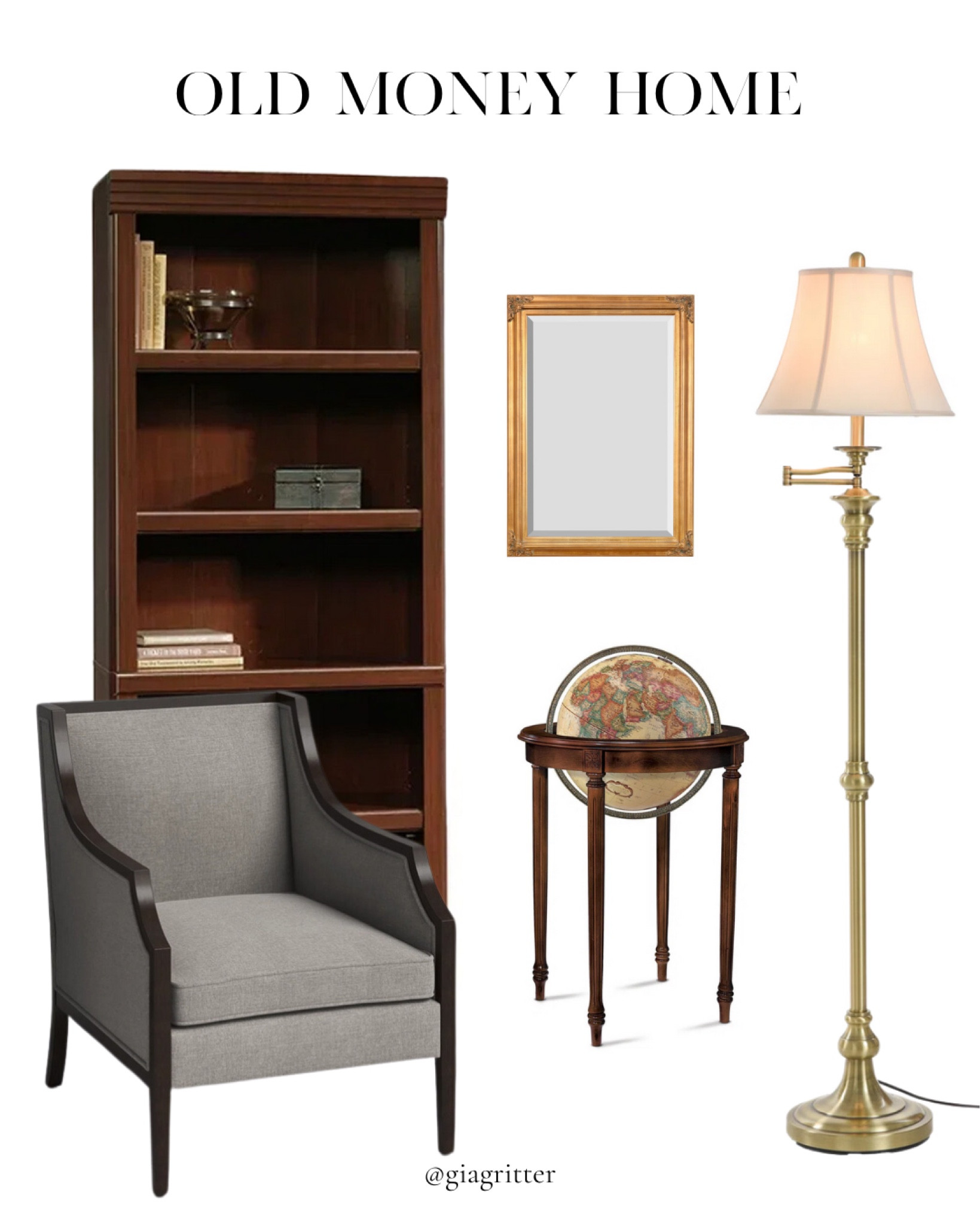 #traditional #classic #neoclassical #home #decor #classical #shelf #wood #cherry #brass #light #lamp #lampshade #globe #chair#accent #mirror #gold #gilded #ornate #old #money 

👉🏻 SIGN UP for FREE weekly outfit & classic home inspo! https:giagritter.com/inspo 💌

👗SUBSCRIBE for try-on style & home decor hauls🚪https://giagritter.com/subscribe 

🤳🏻FOLLOW ME on Instagram @giagritter for life updates https://giagritter.com/insta 🥂

#LTKSaleAlert #LTKHome