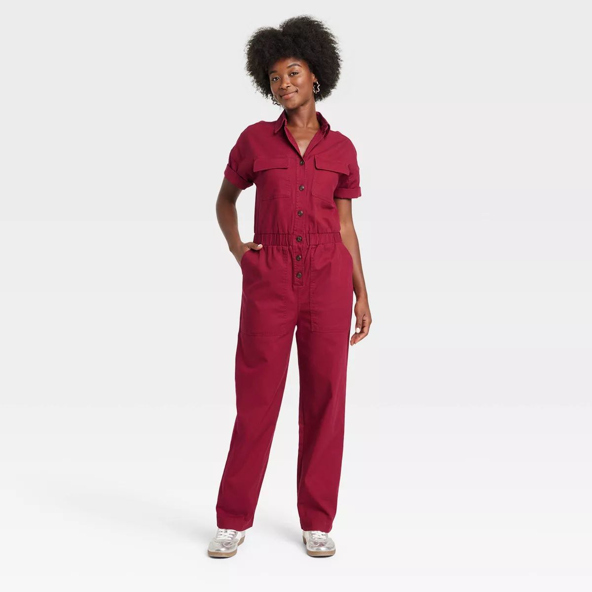 Women's Short Sleeve Boilersuit - Universal Thread™ | Target