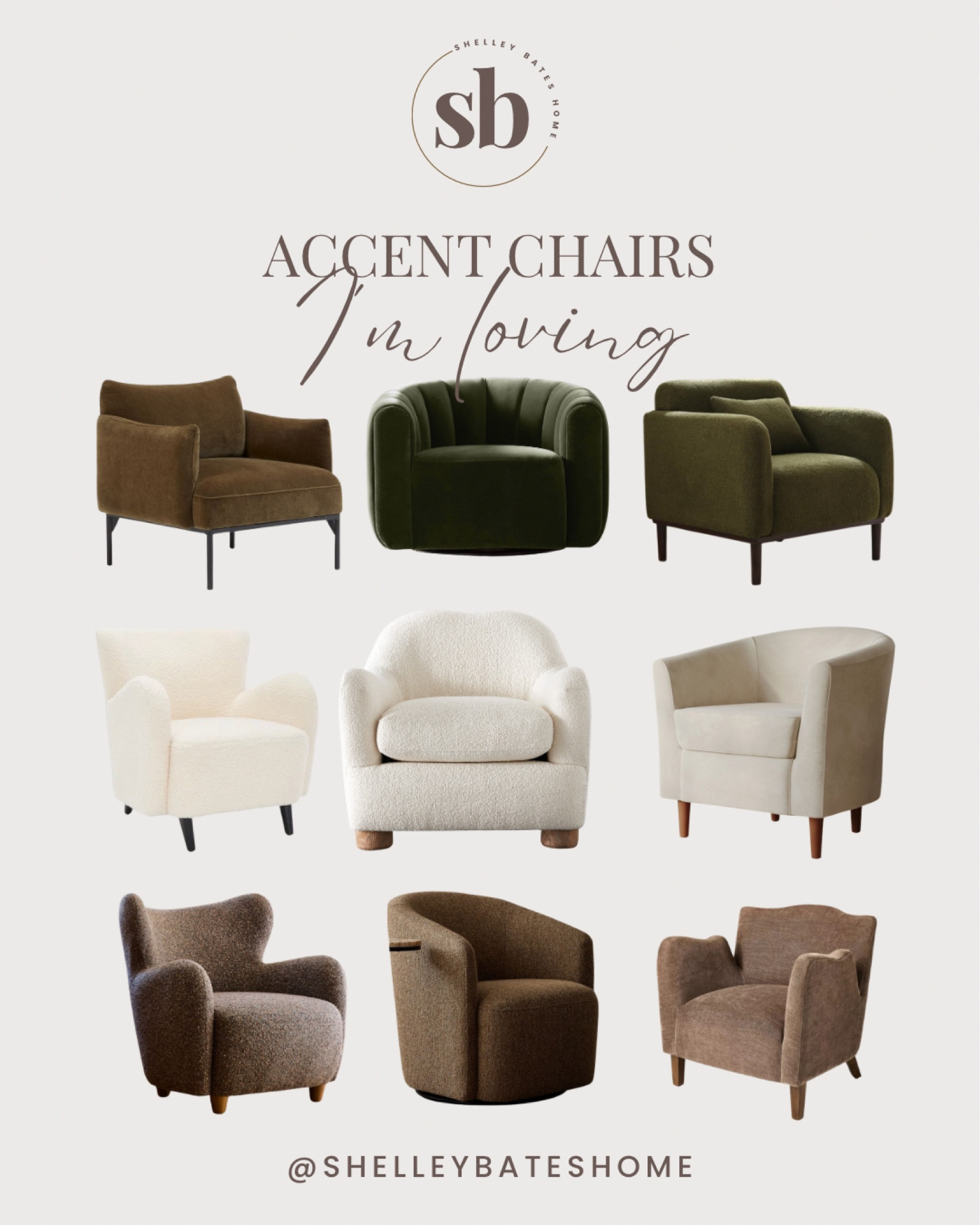 Accent chairs I’m loving!

Living room decor, living room furniture, chair, home decor, 

#LTKSaleAlert #LTKHome