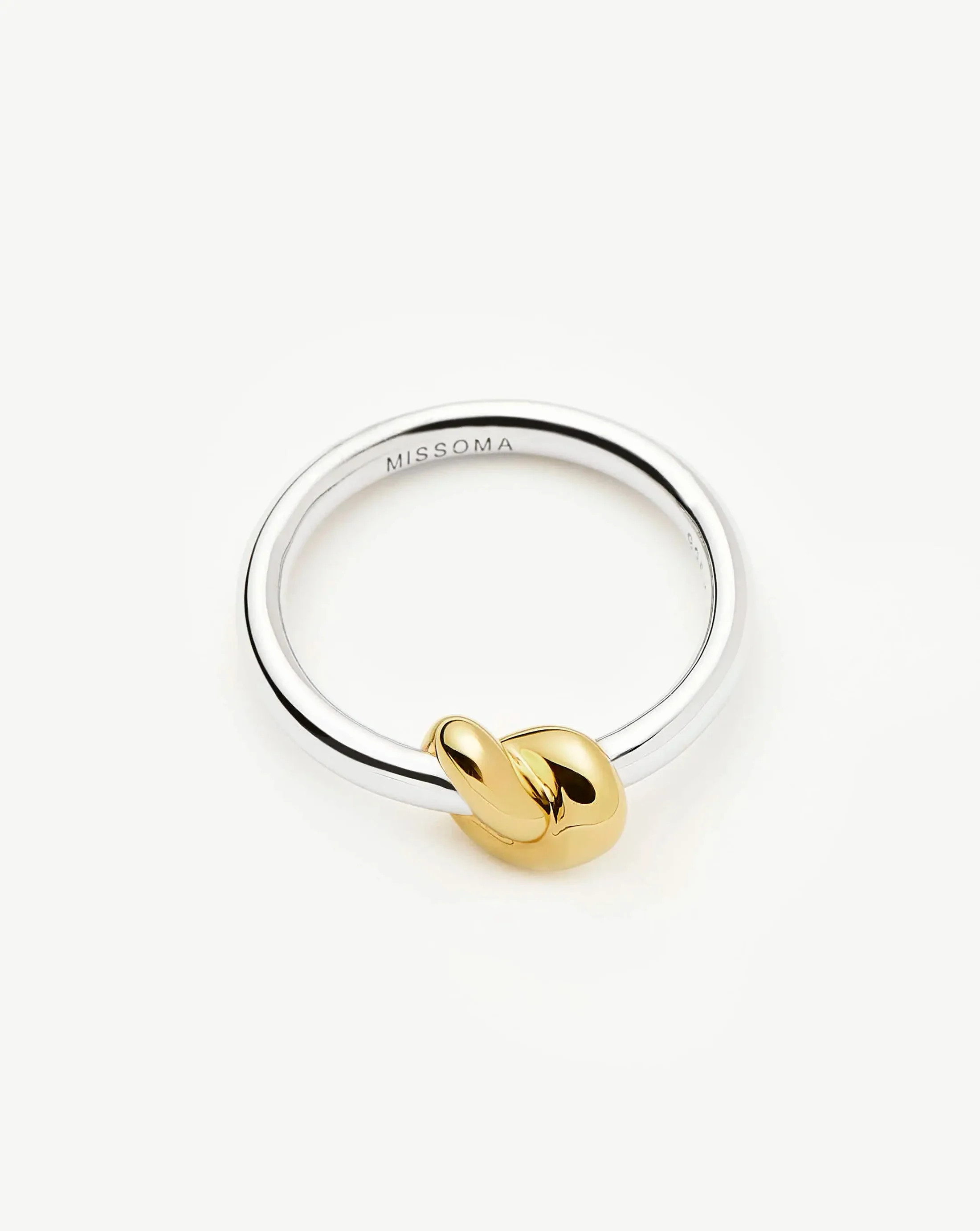 Lucy Williams Knot Stacking Ring - Gold & Silver | Missoma | Missoma UK