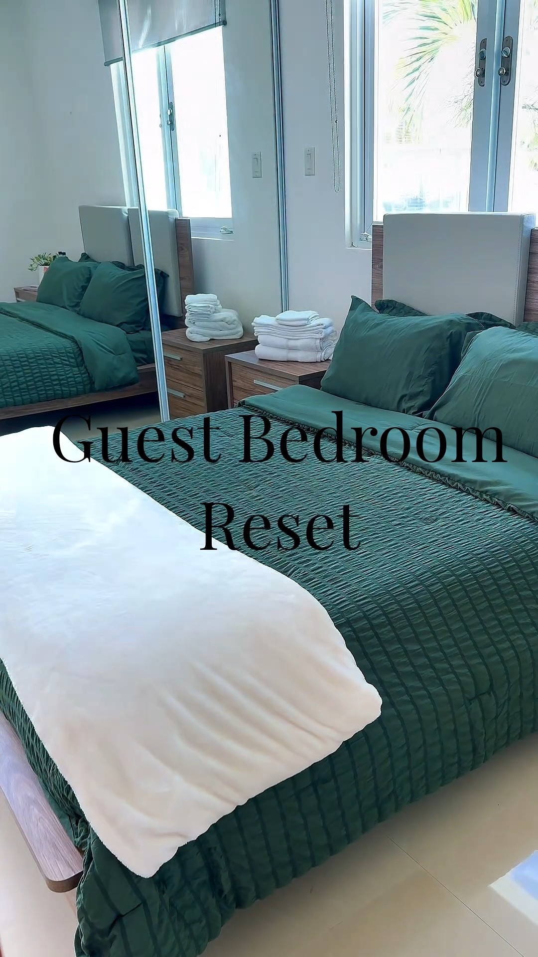 Proof that you don’t have to splurge for a cozy guest bedroom update. This 7 piece set is soft, inviting, and under $55 for a queen size! 

#guestbedroom #budgetluxe

#LTKHome