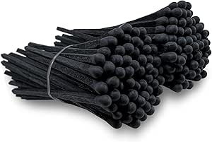 4" All Black Matches (100 Count, with Striking Stickers Included) | Decorative Unique & Fun for Y... | Amazon (US)