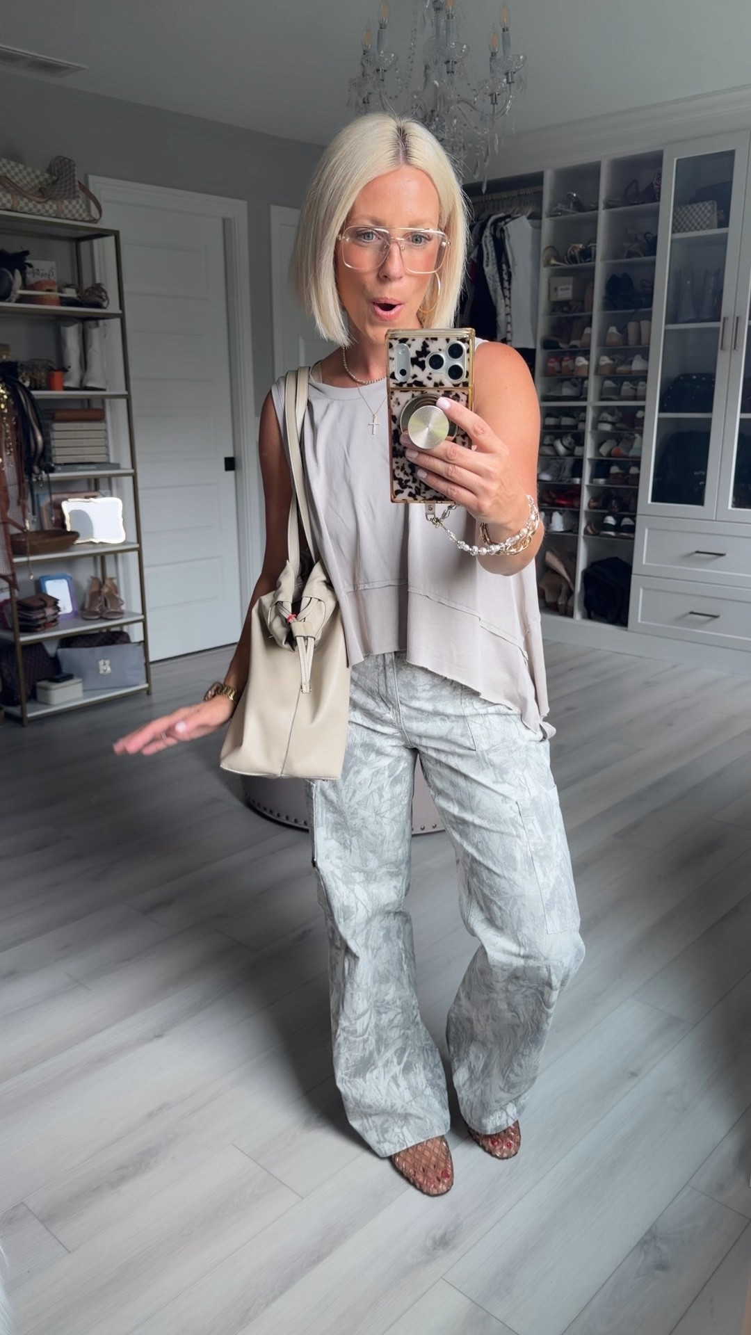Tank medium
Pants small regular
Shoes run big

#LTKSaleAlert #LTKmomlife #LTKootd