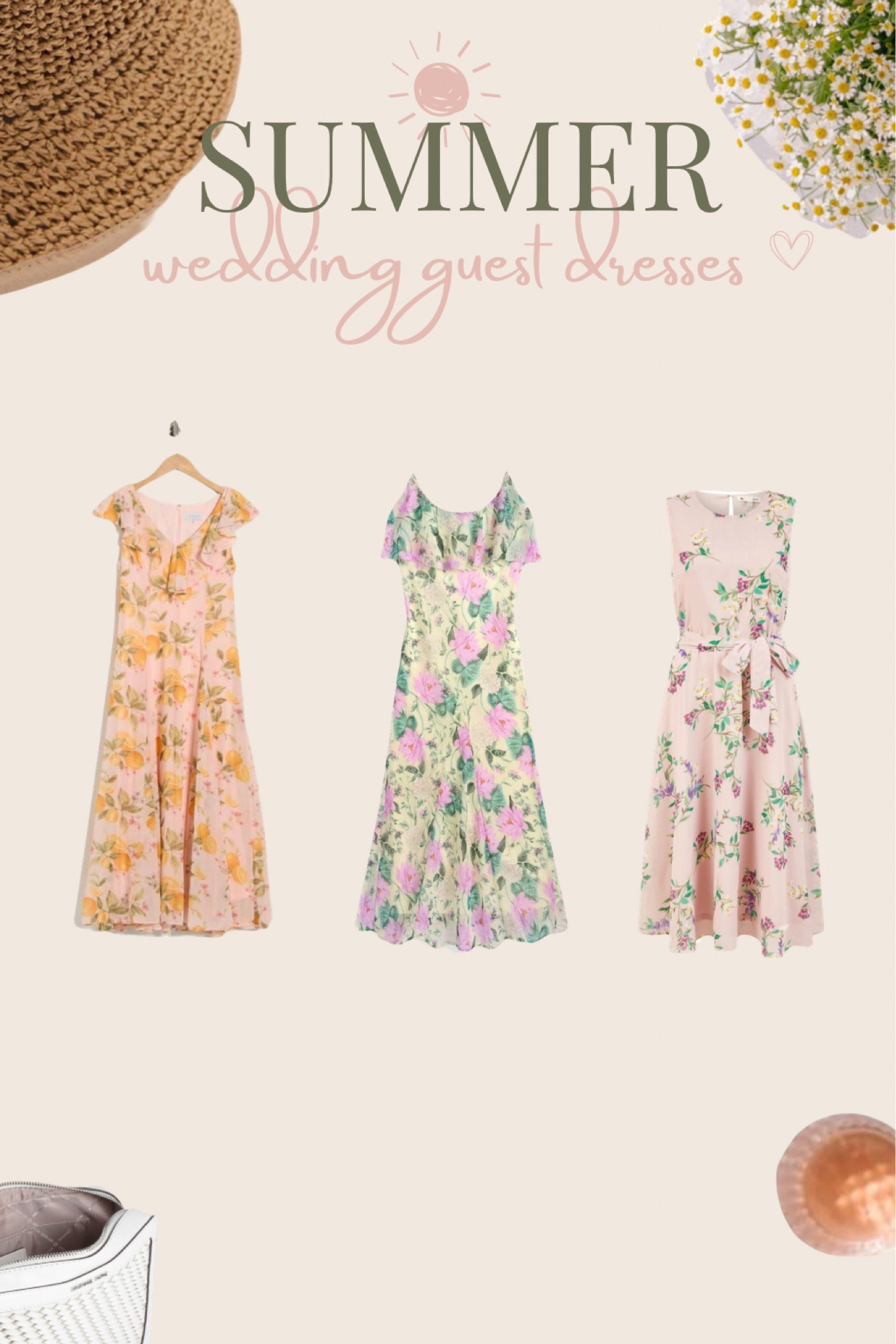 Wedding guest dresses that actually hit every dress code 💐

3 dresses. 3 vibes. zero stress.

Romantic for outdoor ceremonies, sleek for cocktail hour, and something fun for those “idk what to wear” invites  consider your entire summer calendar handled.

These are the kind of dresses you buy once and somehow wear everywhere.

#LTKSaleAlert #LTKSeasonal #LTKWedding