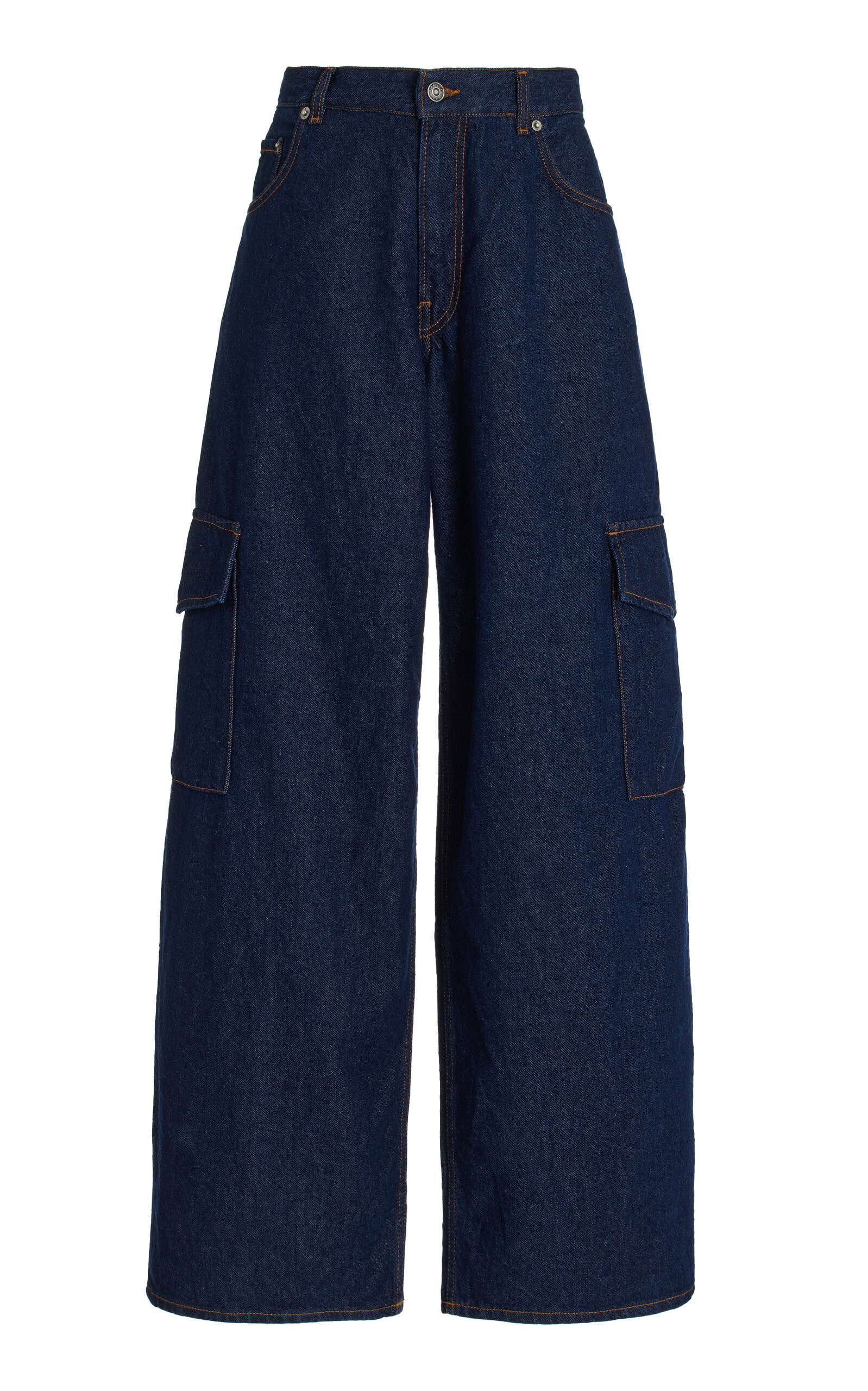 Bethany Stretch Drop-Rise Wide-Leg Cargo Jeans | Moda Operandi (Global)