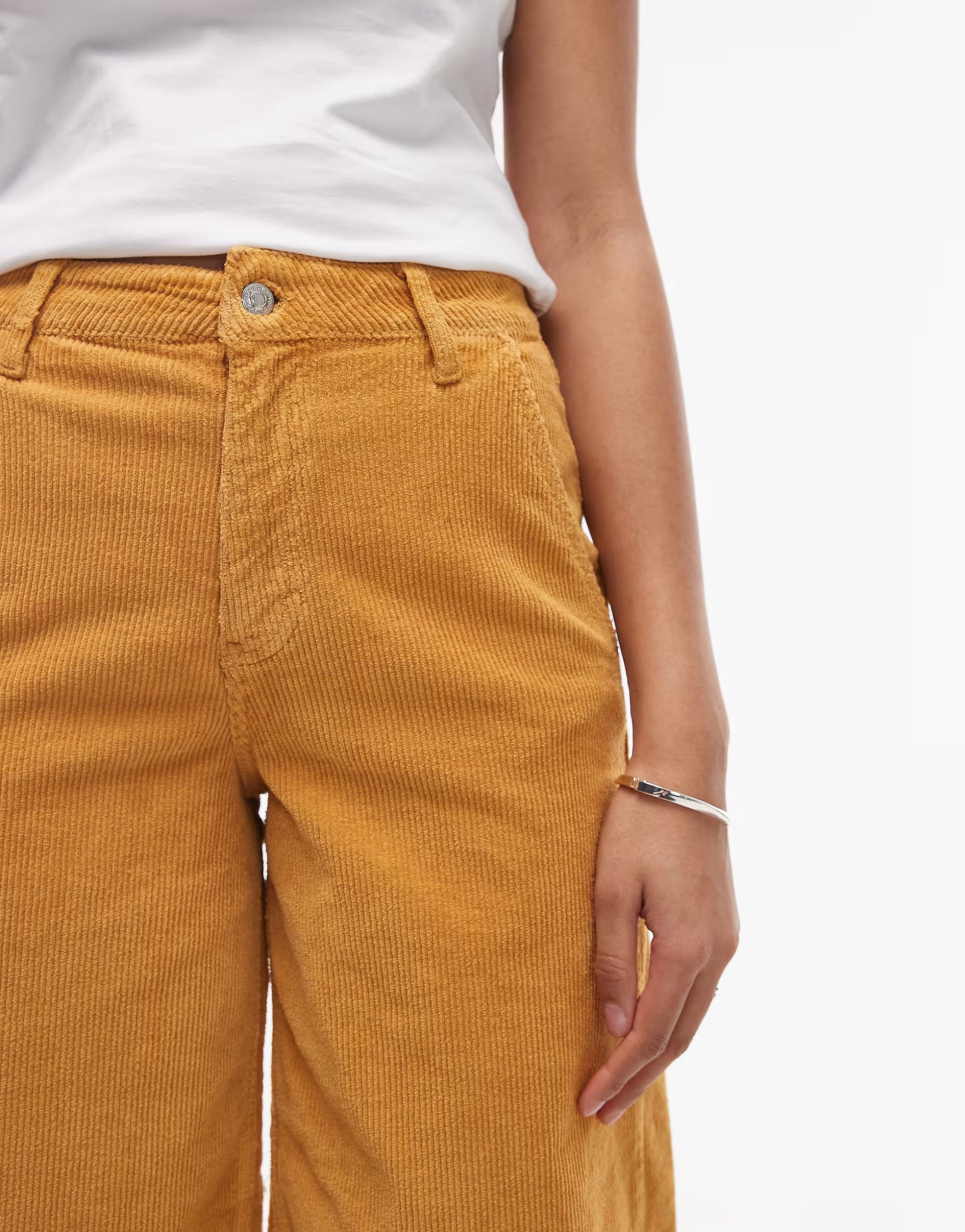 Topshop cotton twill barrel jort in camel | ASOS (Global)