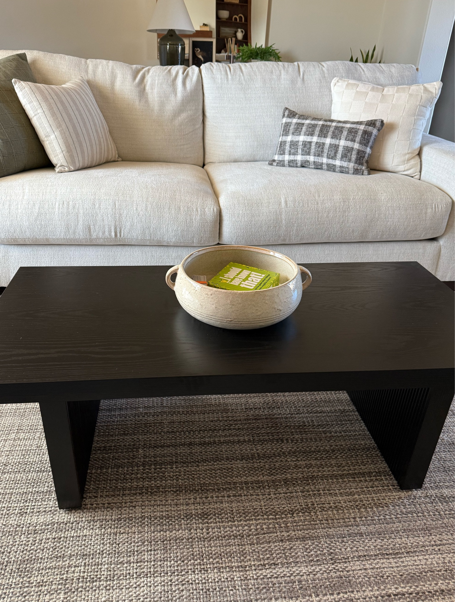 Our living room out at our farmhouse ❤️ no tv in this room, added a few games to the coffee table 

#LTKHome