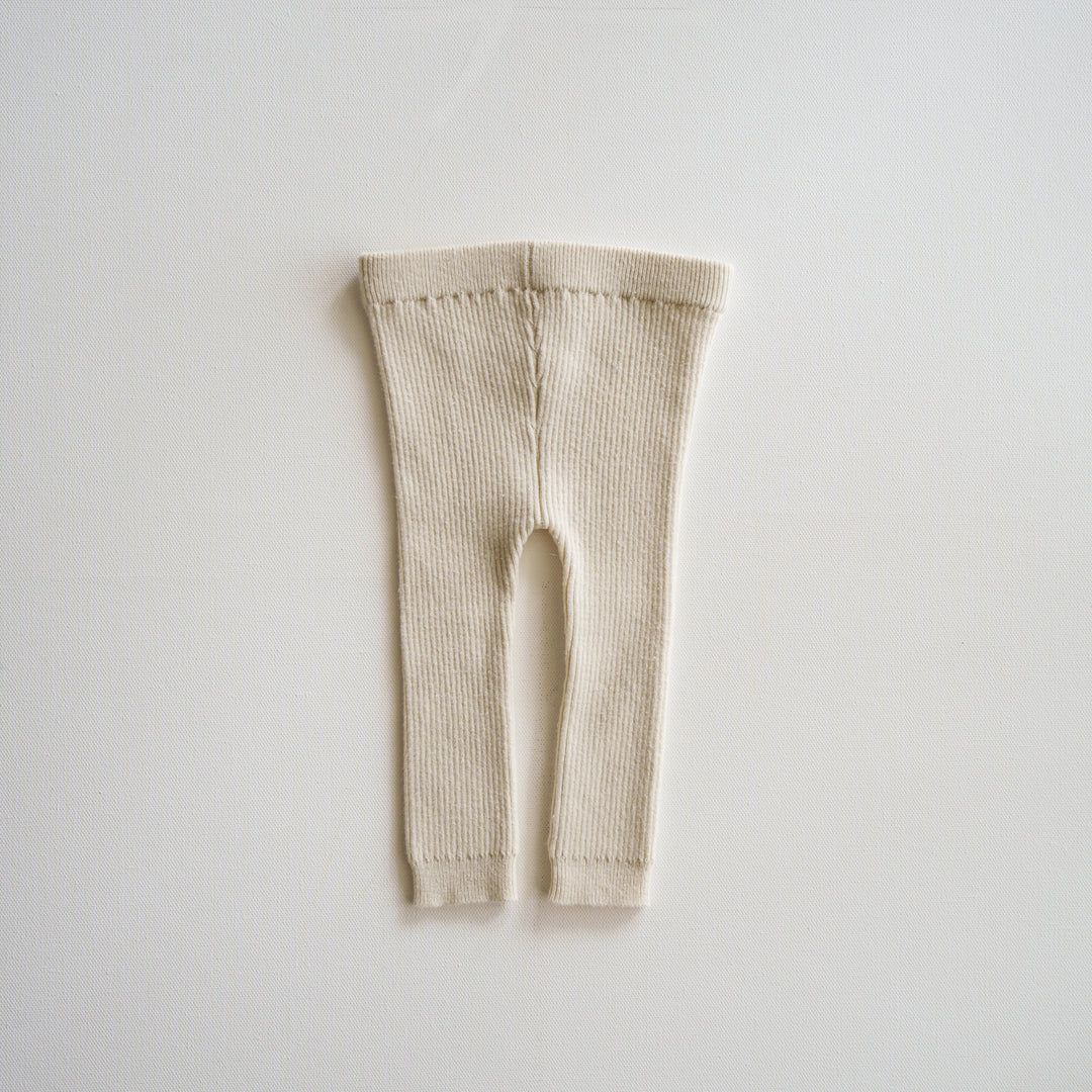 Organic Thin Knit Leggings | Atlas Grey