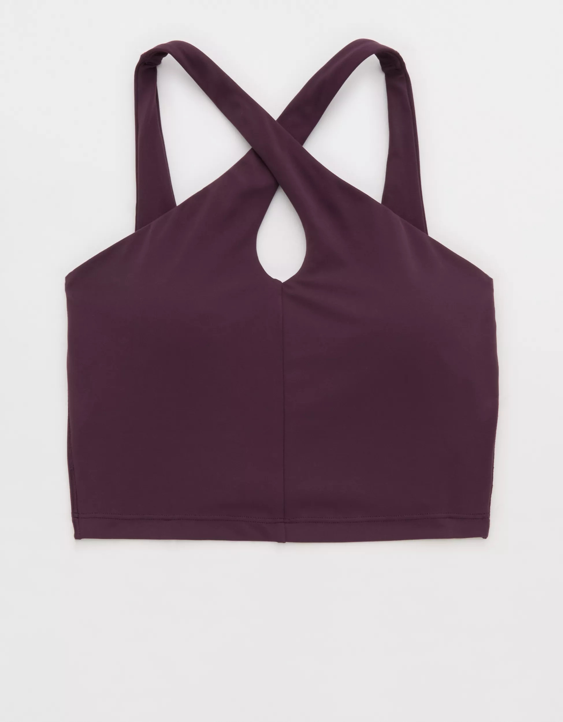 OFFLINE By Aerie Real Me XTRA Criss Cross High Neck Sports Bra | Aerie