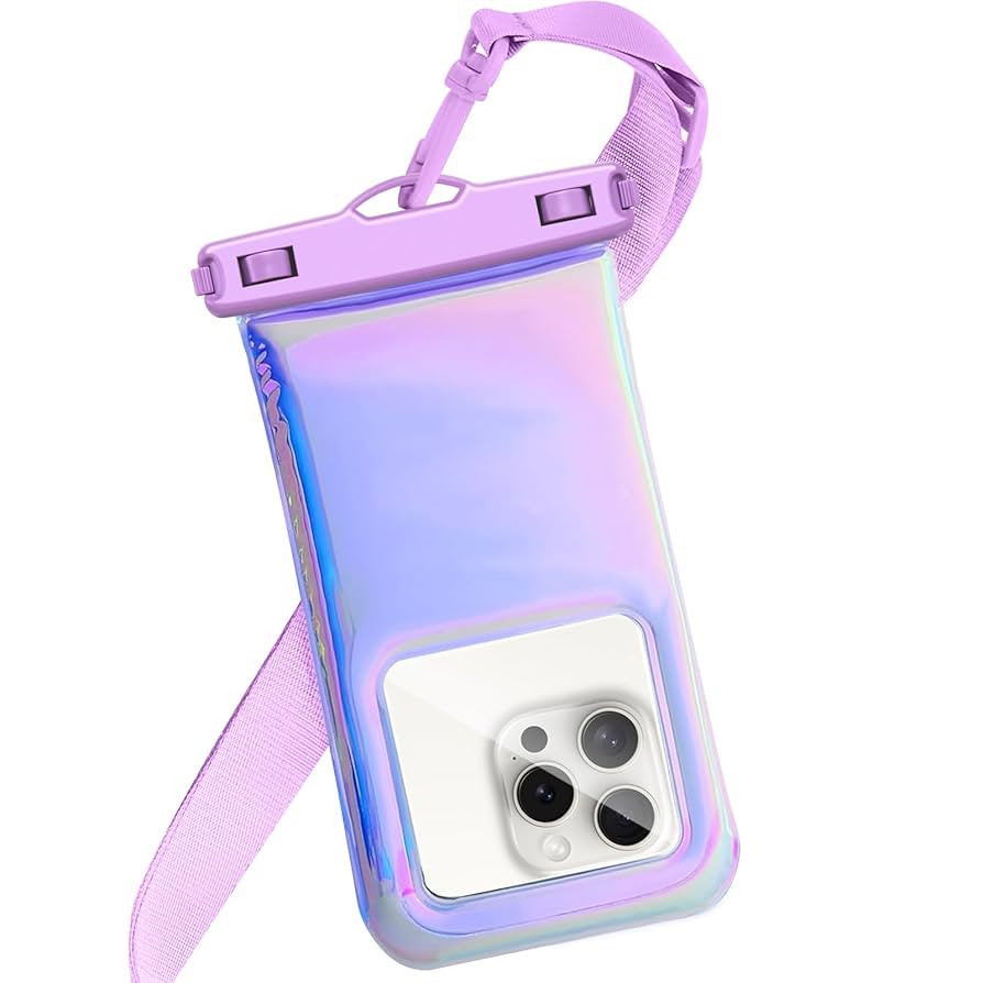 Floatable Waterproof Phone Pouch Case for iPhone 16 Pro Max/15/14/13/12, IP68 Travel Cellphone Dr... | Amazon (US)