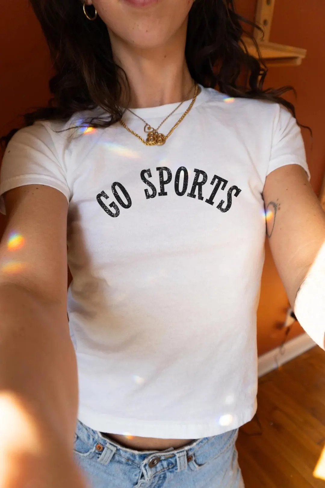 Go Sports T Shirt Game Day Sweat Tailgate Outfits Bday Gifts for Friends Spouse Gift Ideas Im a F... | Etsy (US)