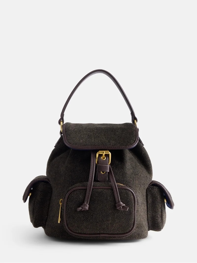 Free Assembly Women's Backpack, Smoky Olive | Walmart (US)