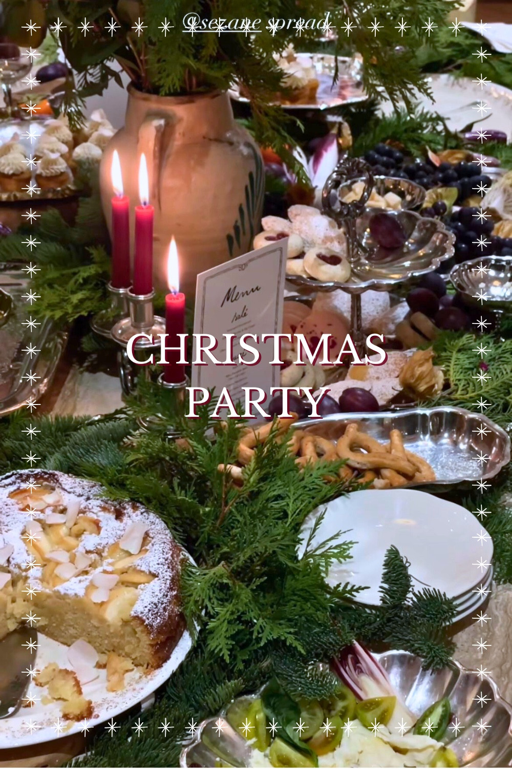 Layered evergreens, candlelight, vintage silver, and the sweetest little bites — this tablescape is all about cozy elegance. The kind of holiday spread that feels nostalgic, warm, and effortlessly festive.

Tap to shop the hosting essentials that make Christmas gatherings feel magical. ✨🍷🍰

#LTKHome #LTKSeasonal #LTKHoliday