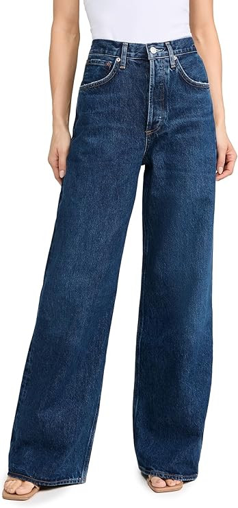 AGOLDE Women's Dame Jeans High Rise Wide Leg | Amazon (US)