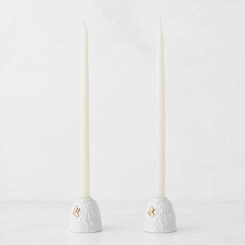 Honeycomb Tiny Taper Holders, Set of 2 | Williams-Sonoma