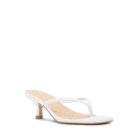 Madden Girl Women's Charlene Thong 2 inch Kitten Heel Sandal | Walmart (US)