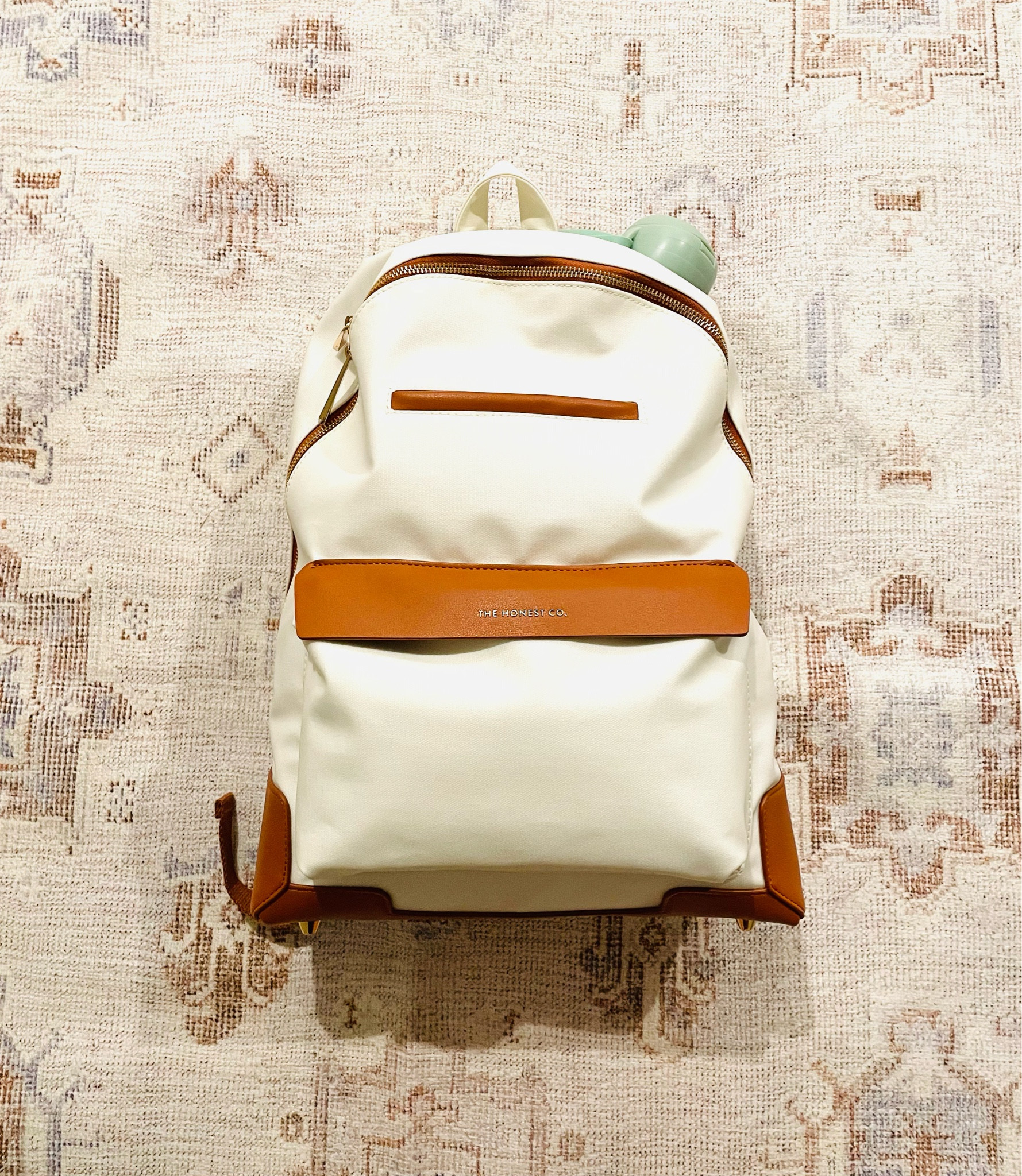 Loving my new @honest diaper bag backpack for the baby! Neutral colors and easy-clean canvas material for the win! 🤗❤️

#diaperbag #diaperbackpack #pacifierholder #pacifier #rugs #nursery #nurseryrug #baby 

#LTKhome #LTKfamily #LTKbump