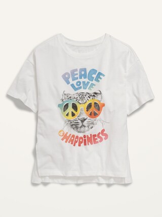 Short-Sleeve Graphic Tunic for Girls | Old Navy (US)