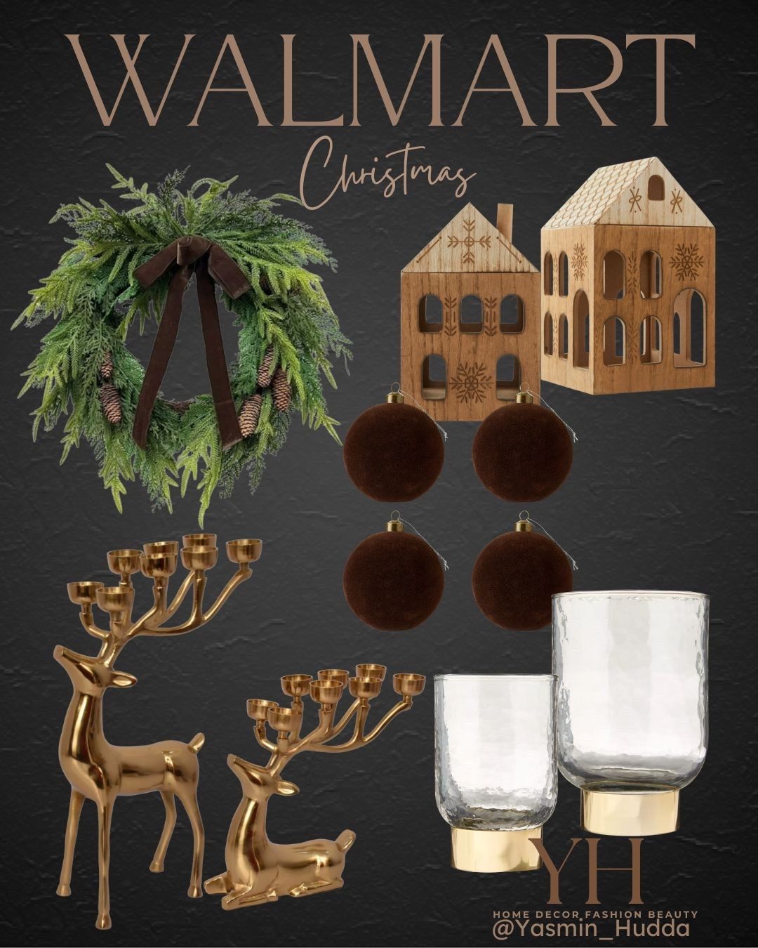 New Christmas Decor at Walmart!
Neutral Christmas decor, holiday decor, reindeer, hurricane, village houses, holiday wreath, brown ornaments

#LTKHome #LTKSeasonal #LTKStyleTip