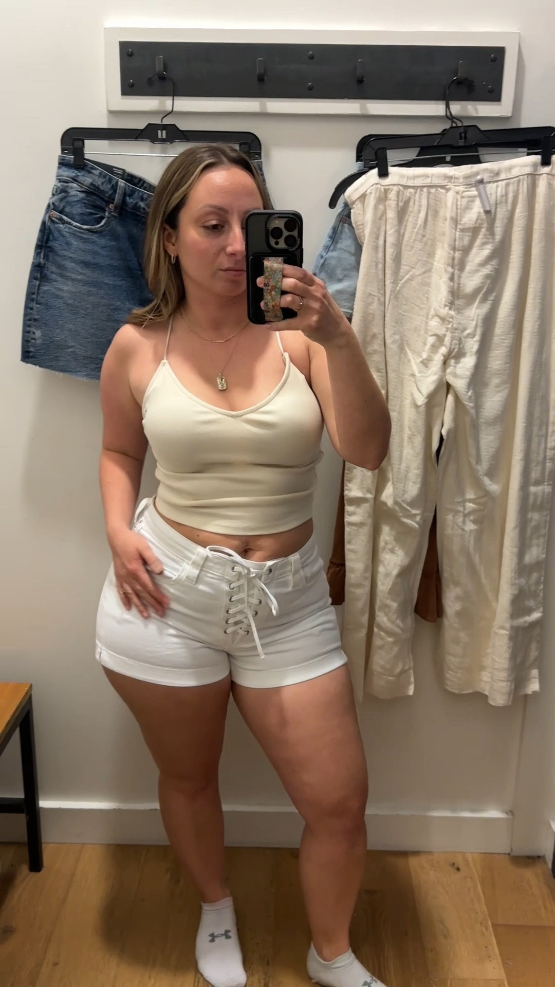 it’s time for another American Eagle try on haul…. What exactly is that denim skort supposed to cover? Asking for a friend 👀 

#LTKMidsize #LTKSeasonal #LTKvlog