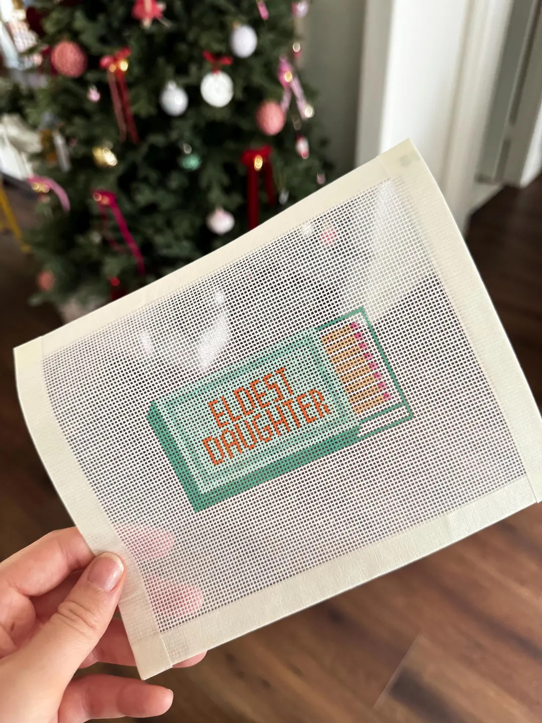 Eldest Daughter Matchbox Needlepoint Canvas - Etsy | Etsy (US)