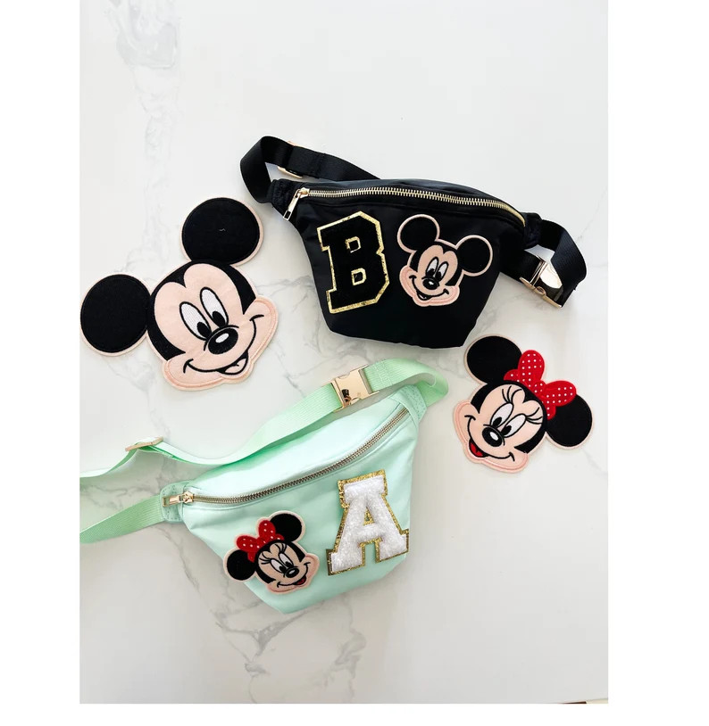 FANNY PACK Nylon Mickey Mouse Minnie Mouse Disney Bum Bag | Etsy | Etsy (US)