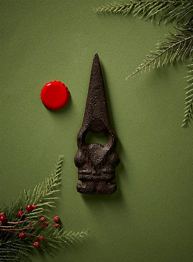 Festive elf forged bottle opener | Simons